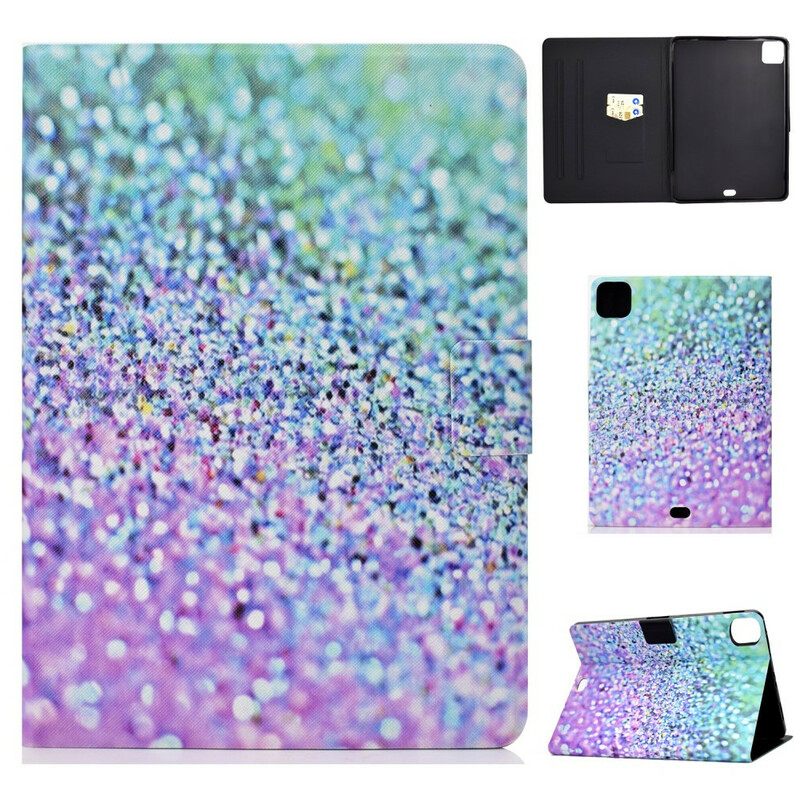 Nahkakotelo iPad Air (2022) (2020) / Pro 11" Glitter Gradient