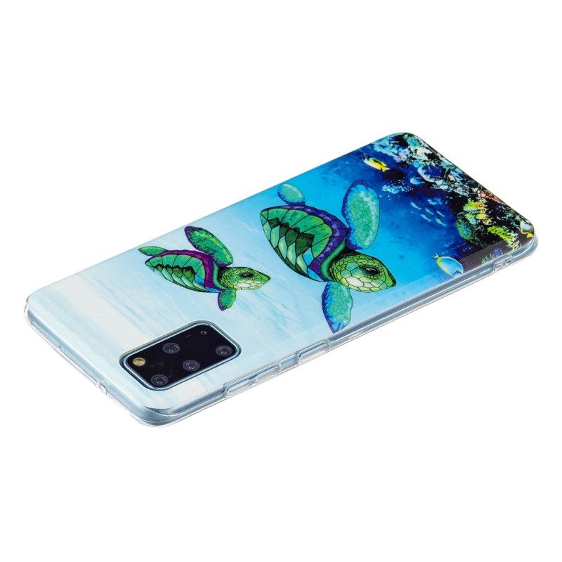 Case Samsung Galaxy S20 Plus 4G / 5G Fluoresoivat Kilpikonnat