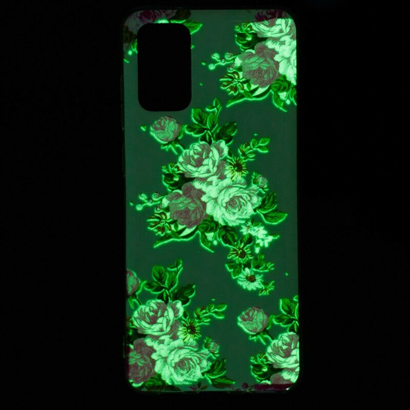 Case Samsung Galaxy S20 Plus 4G / 5G Fluoresoivat Kukat