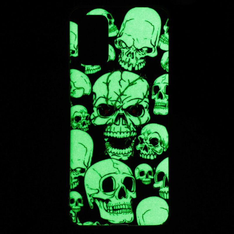 Kuori Samsung Galaxy S20 Plus 4G / 5G Fluoresoivat Pääkallot