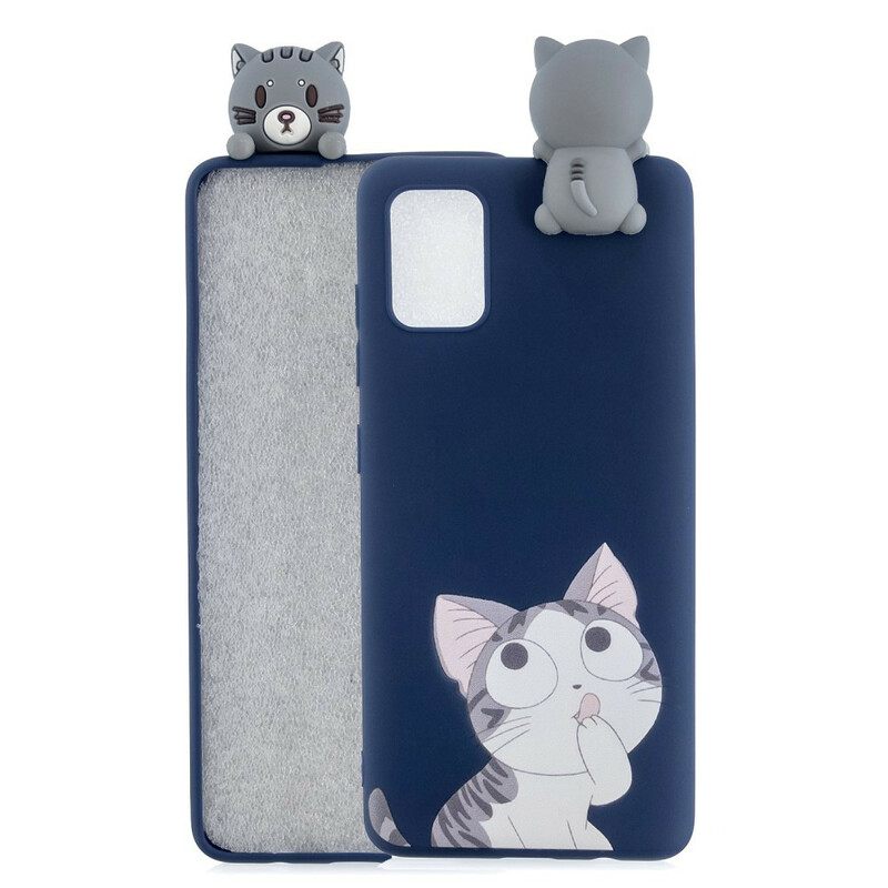 Kuori Samsung Galaxy S20 Plus 4G / 5G Funny Cat 3d