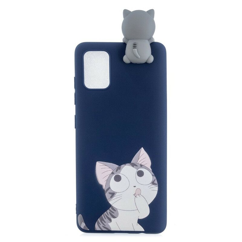 Kuori Samsung Galaxy S20 Plus 4G / 5G Funny Cat 3d