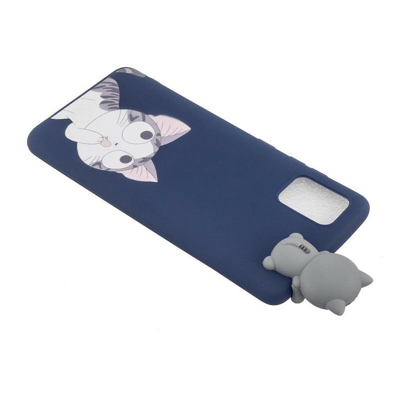 Kuori Samsung Galaxy S20 Plus 4G / 5G Funny Cat 3d