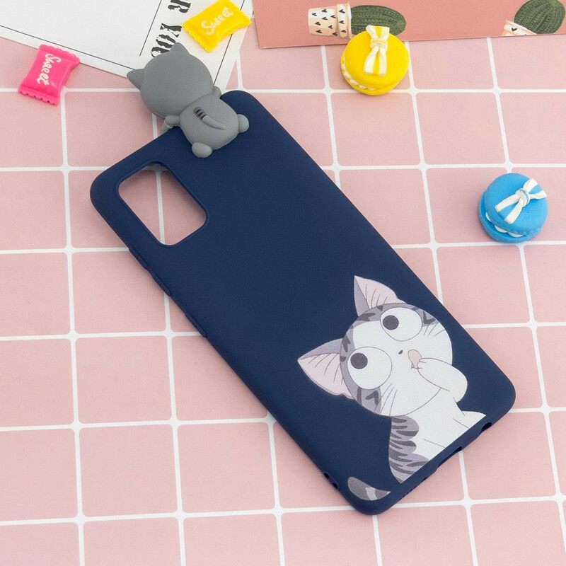 Kuori Samsung Galaxy S20 Plus 4G / 5G Funny Cat 3d