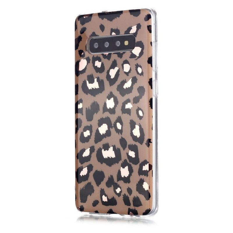 Kuori Samsung Galaxy S20 Plus 4G / 5G Leopard Style Marble