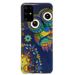 Kuori Samsung Galaxy S20 Plus 4G / 5G Owl Fluoresoiva Mandala