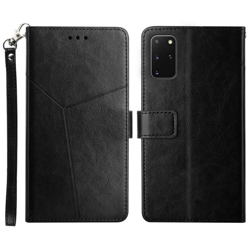 Nahkakotelo Samsung Galaxy S20 Plus 4G / 5G Style Leather Geo Y Design