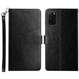 Nahkakotelo Samsung Galaxy S20 Plus 4G / 5G Style Leather Geo Y Design