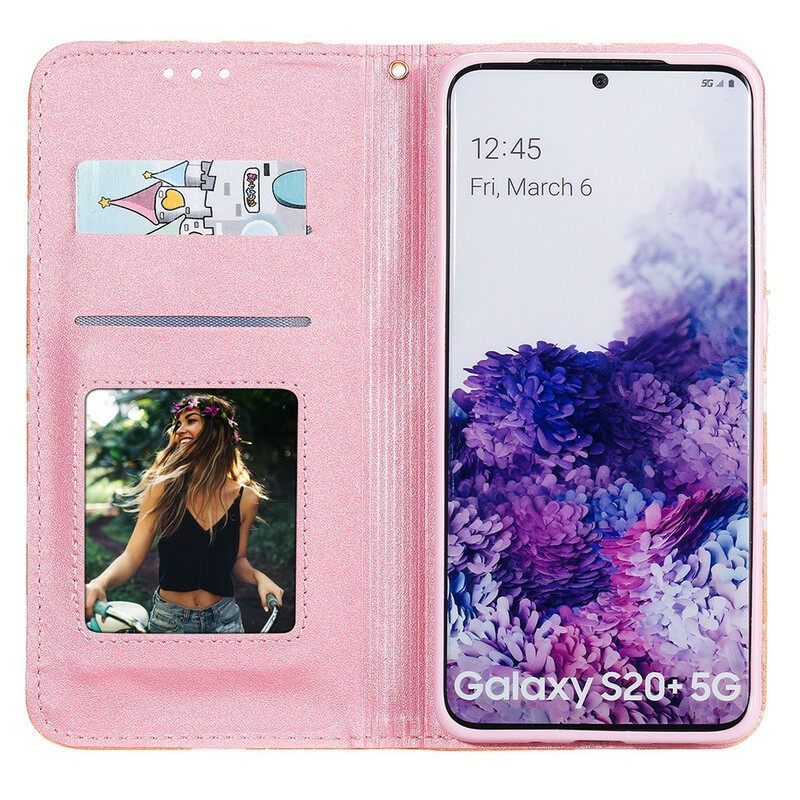 Puhelinkuoret Samsung Galaxy S20 Plus 4G / 5G Kotelot Flip Daisies