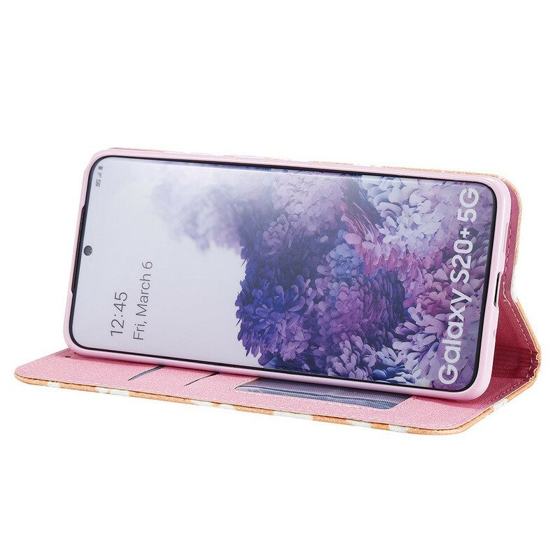 Puhelinkuoret Samsung Galaxy S20 Plus 4G / 5G Kotelot Flip Daisies