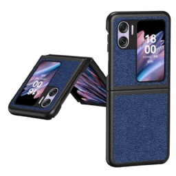 Case Oppo Find N2 Flip Kotelot Flip Litsi Tekonahkaa