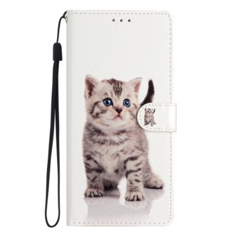 Kotelot Xiaomi 12 Lite Suojaketju Kuori Strappy Kitten