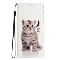 Kotelot Xiaomi 12 Lite Suojaketju Kuori Strappy Kitten