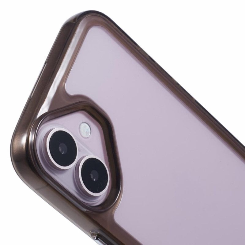 Case iPhone 16 Puhelinkuoret Läpinäkyvä Hybridi