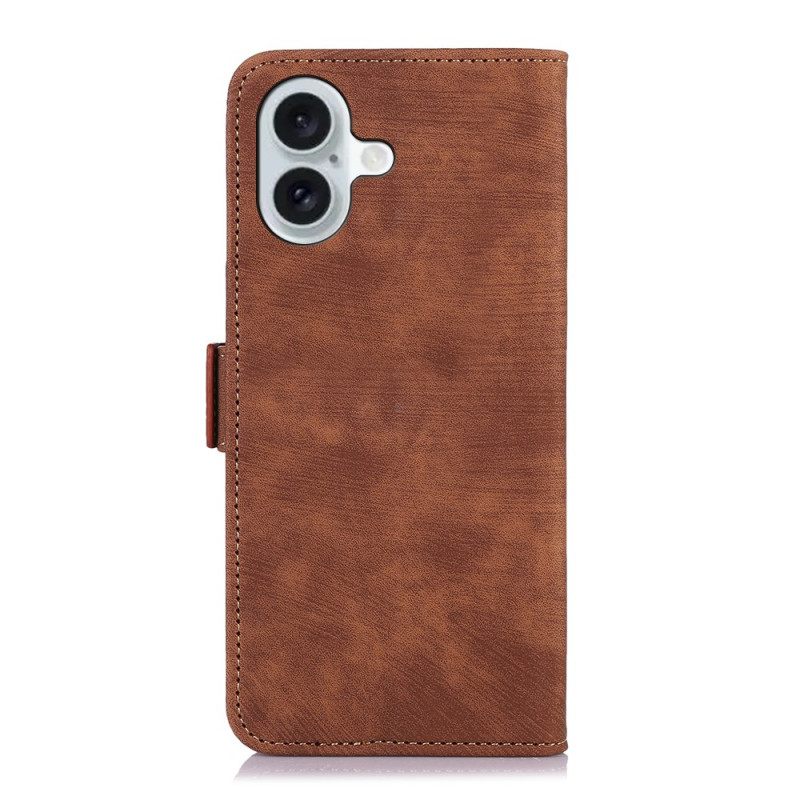 Kotelot iPhone 16 Puhelinkuoret Abeel Vintage Faux Leather