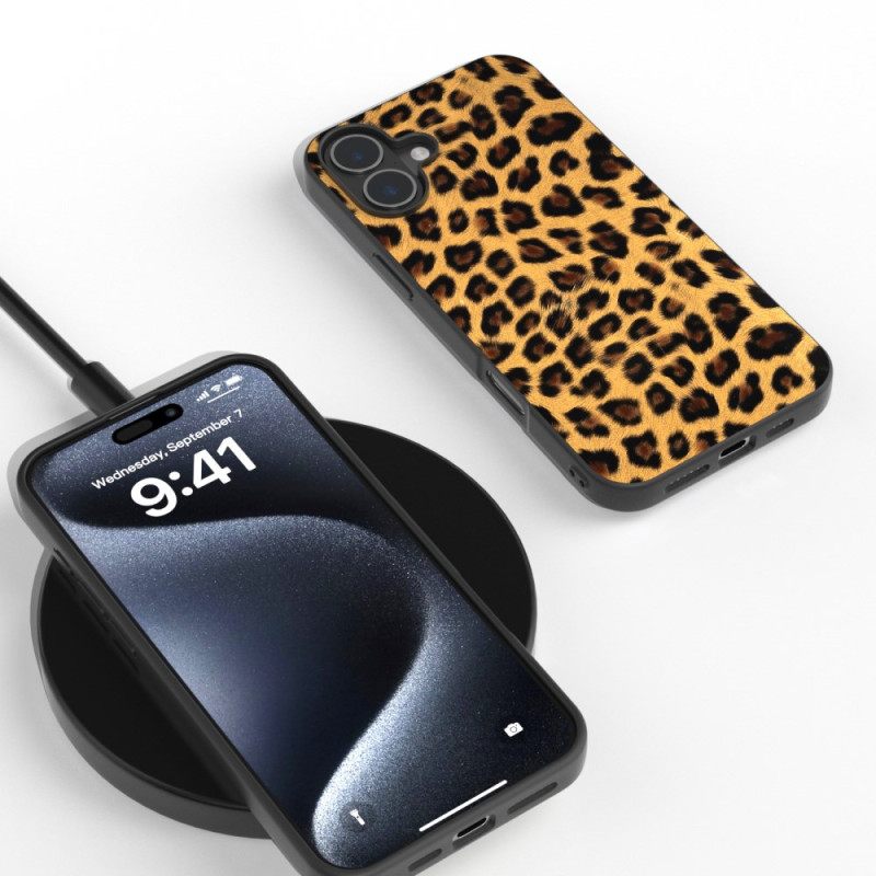 Kuori iPhone 16 Leopardityyli