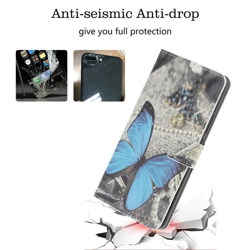 Kotelot Samsung Galaxy Note 10 Plus Blue Butterfly