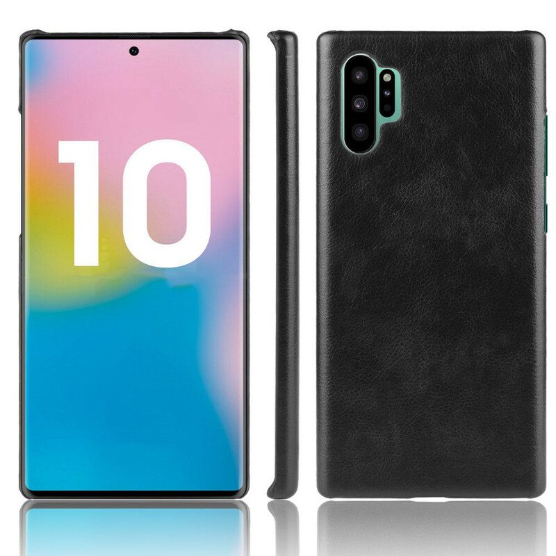 Kuori Samsung Galaxy Note 10 Plus Klassinen Litsi-nahkaefekti