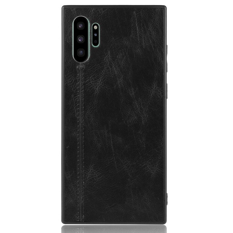 Kuori Samsung Galaxy Note 10 Plus Tyylinen Nahkaompelu