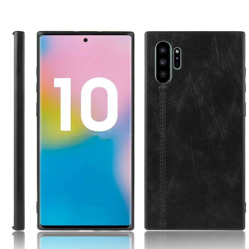 Kuori Samsung Galaxy Note 10 Plus Tyylinen Nahkaompelu