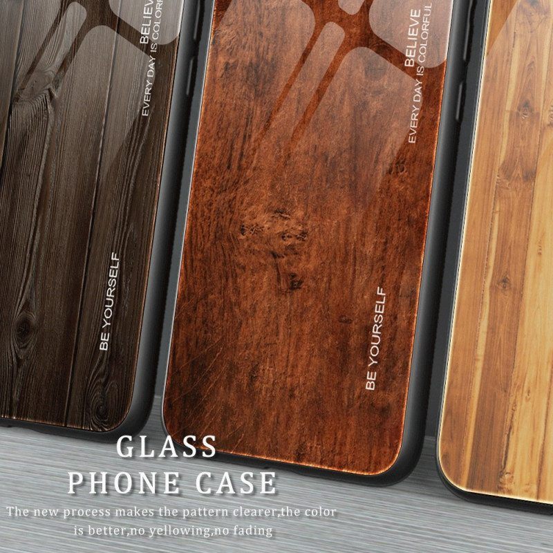 Case Huawei Mate 50 Pro Wood Design Karkaistu Lasi