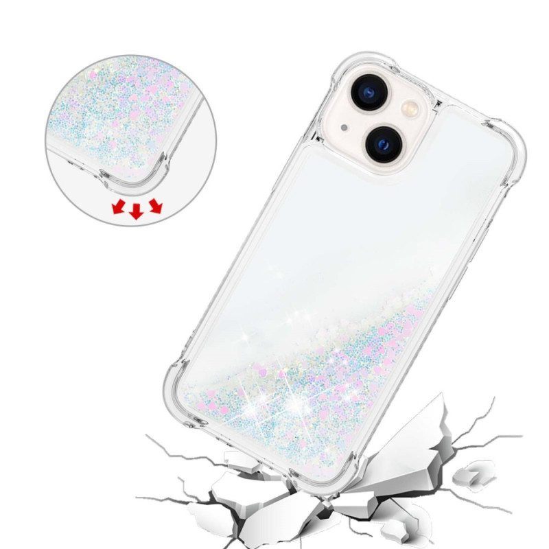 Case iPhone 15 Glitteriä