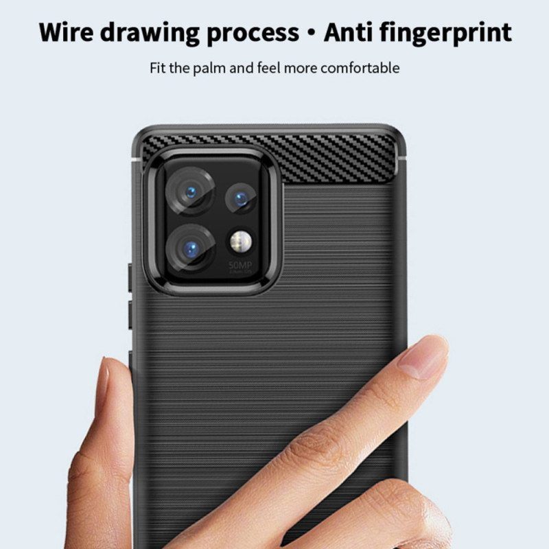 Case Motorola Edge 40 Pro Mofi Harjattu Hiilikuitu