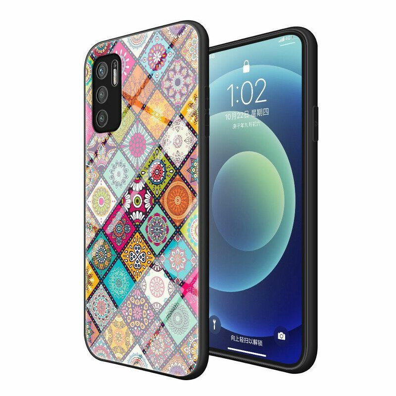 Case Poco M3 Pro 5G Patchwork Magneettipidike