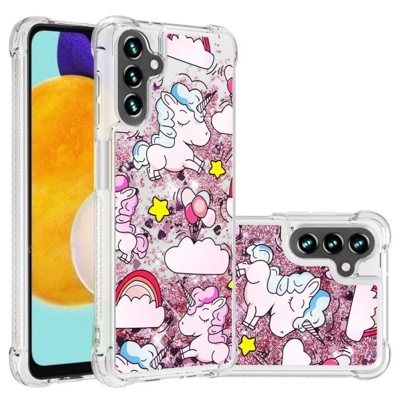 Case Samsung Galaxy A54 5G Kimaltelevat Yksisarviset