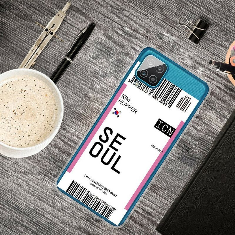 Case Samsung Galaxy M12 / A12 Soul Boarding Pass