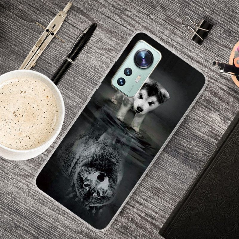 Case Xiaomi 12 Pro Silikoni Puppy Dream