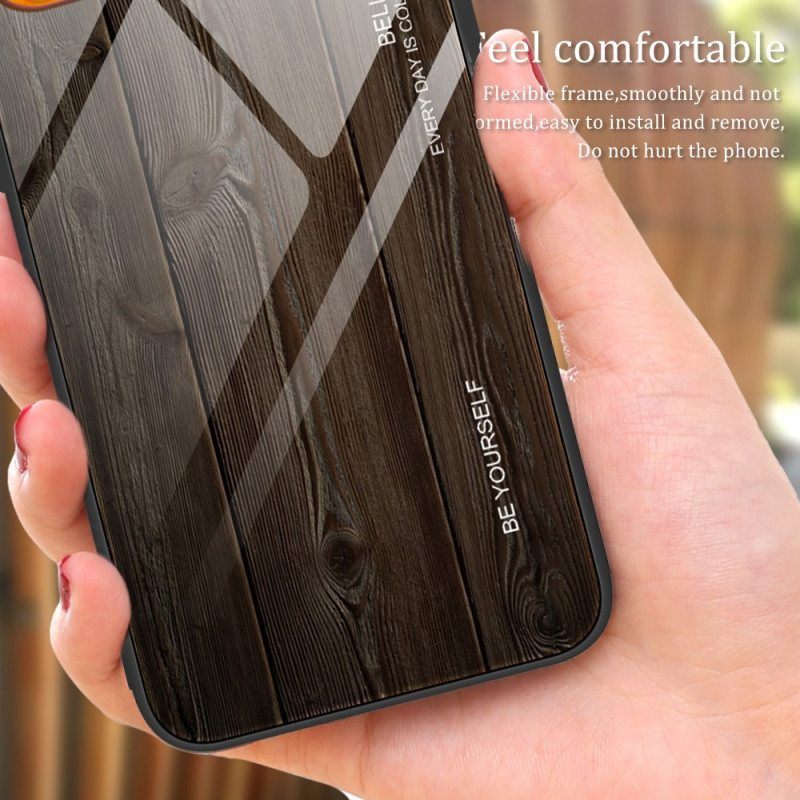 Case Xiaomi Redmi Note 12 Pro Plus Wood Design Karkaistu Lasi