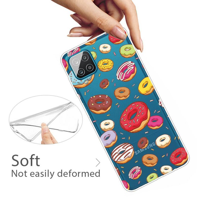 Case Samsung Galaxy A12 / M12 Love Donuts