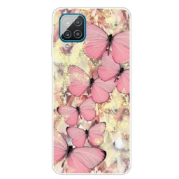 Case Samsung Galaxy A12 / M12 Royal Butterflies