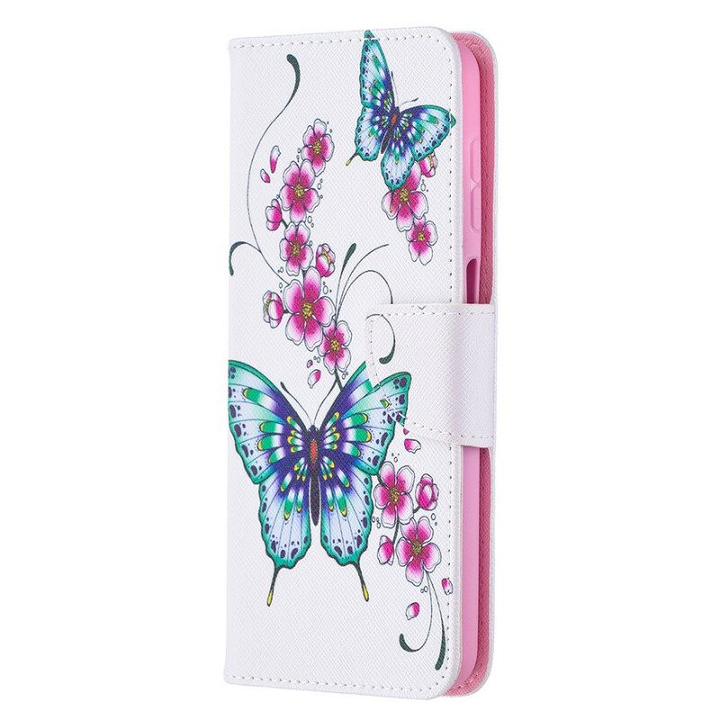 Flip Case Samsung Galaxy A12 / M12 Butterflies Kings