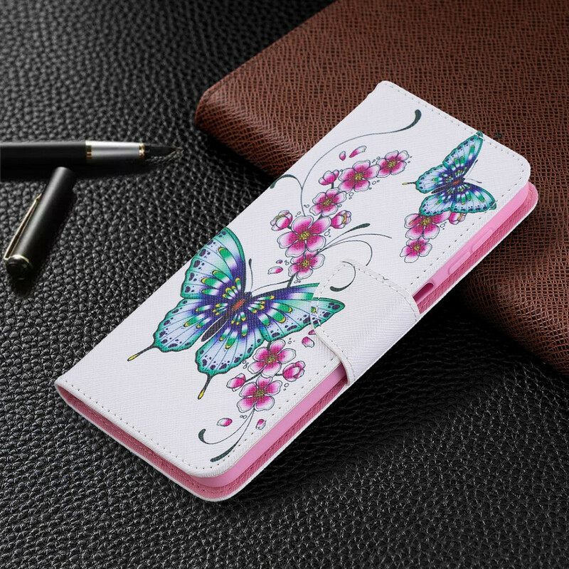 Flip Case Samsung Galaxy A12 / M12 Butterflies Kings