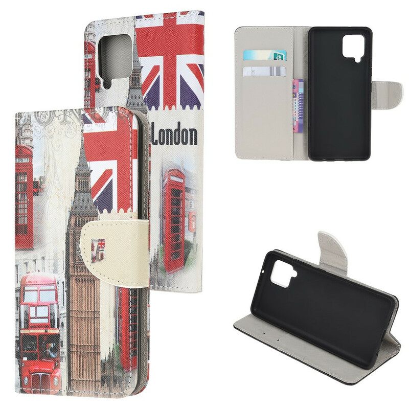 Flip Case Samsung Galaxy A12 / M12 London Life