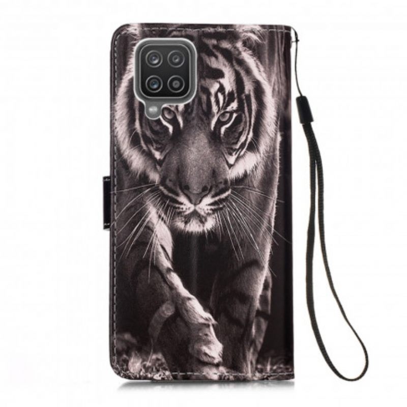 Flip Case Samsung Galaxy A12 / M12 Night Tiger