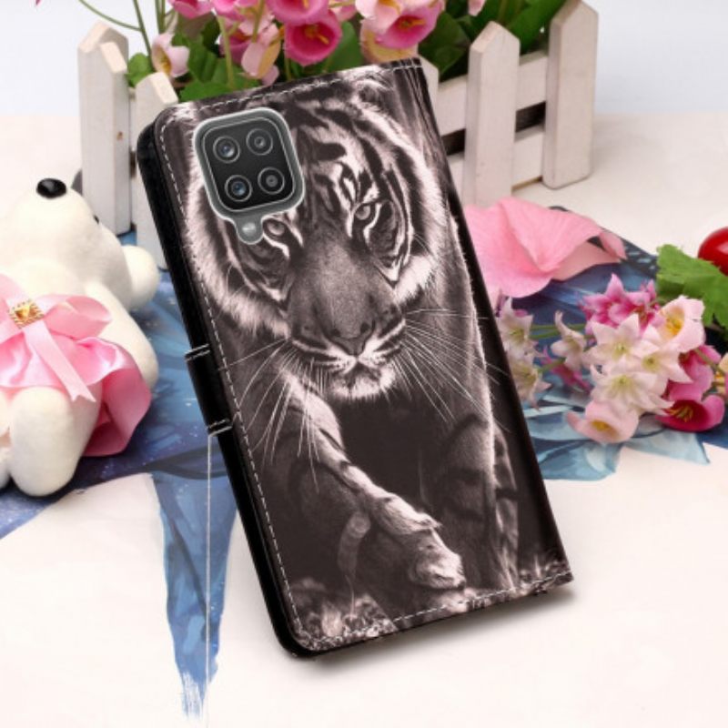 Flip Case Samsung Galaxy A12 / M12 Night Tiger