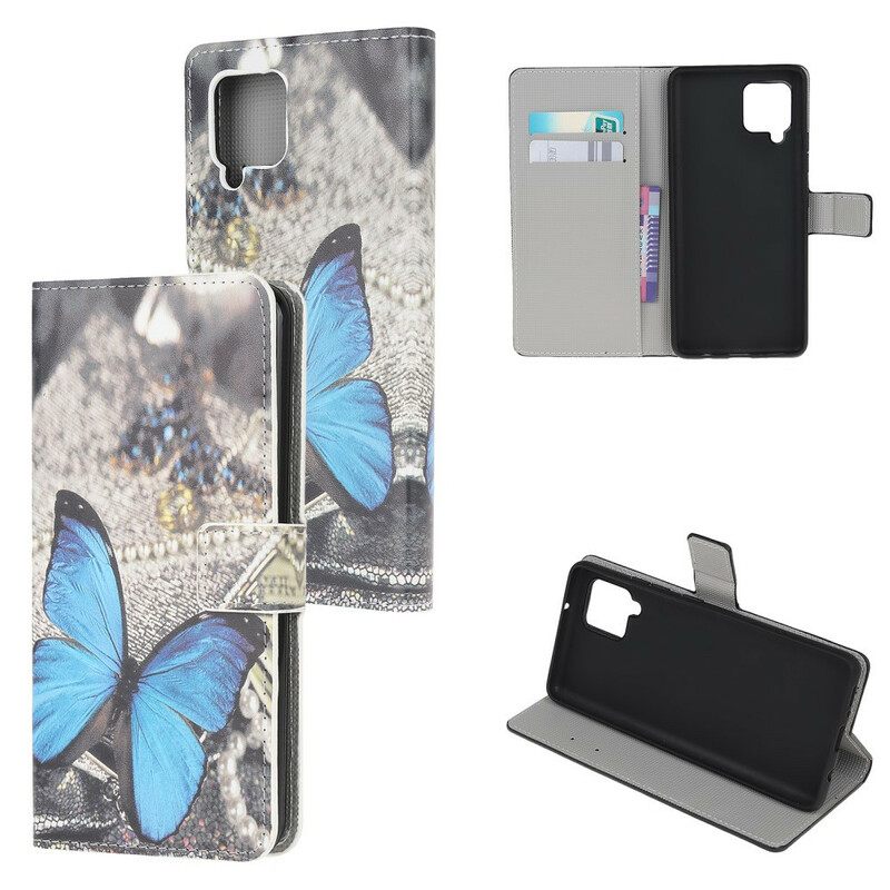 Flip Case Samsung Galaxy A12 / M12 Royal Butterfly