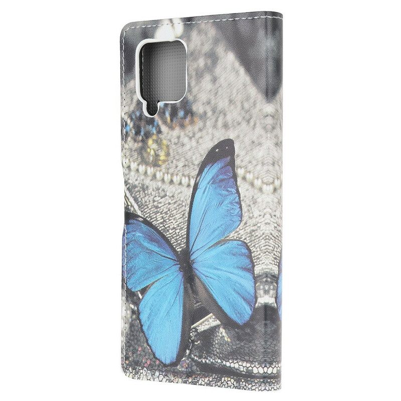 Flip Case Samsung Galaxy A12 / M12 Royal Butterfly