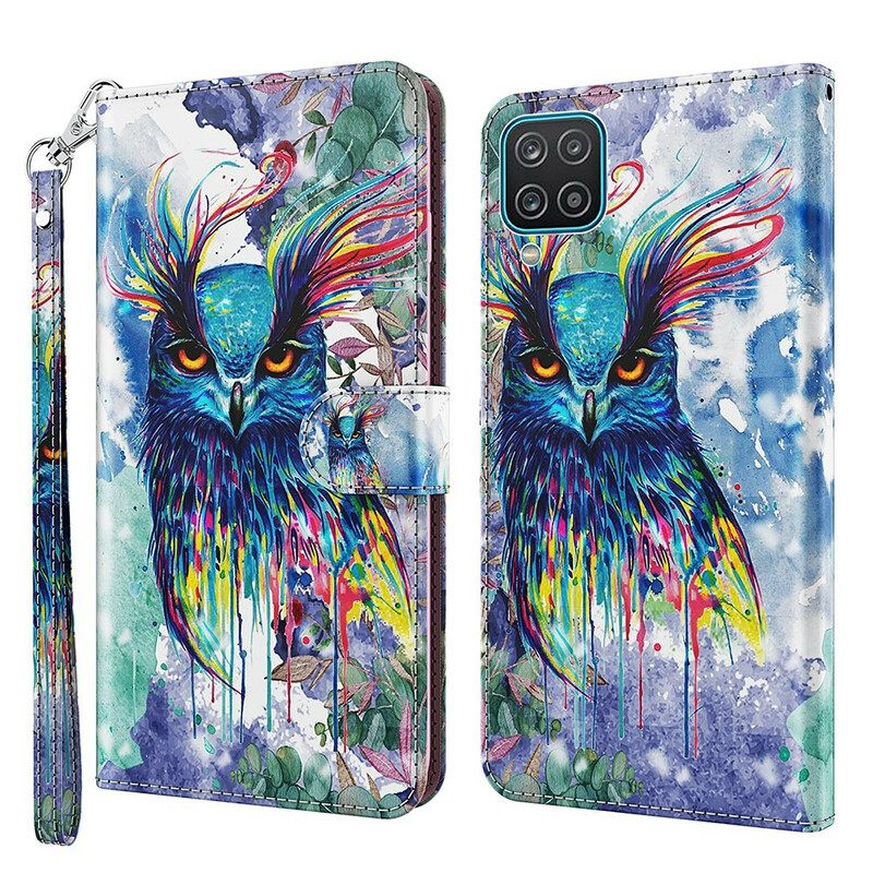 Kotelot Samsung Galaxy A12 / M12 Bird Watercolour