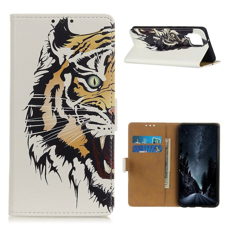 Kotelot Samsung Galaxy A12 / M12 Fierce Tiger