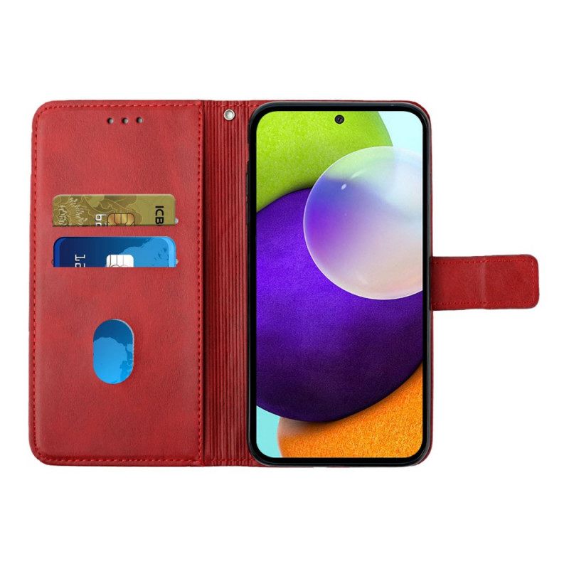 Kotelot Samsung Galaxy A12 / M12 Style Leather Geo X Design