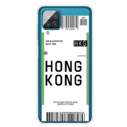 Kuori Samsung Galaxy A12 / M12 Boarding Pass Hongkongiin