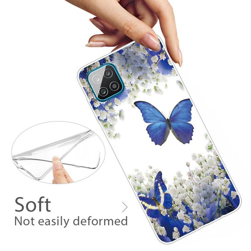 Kuori Samsung Galaxy A12 / M12 Butterflies Design