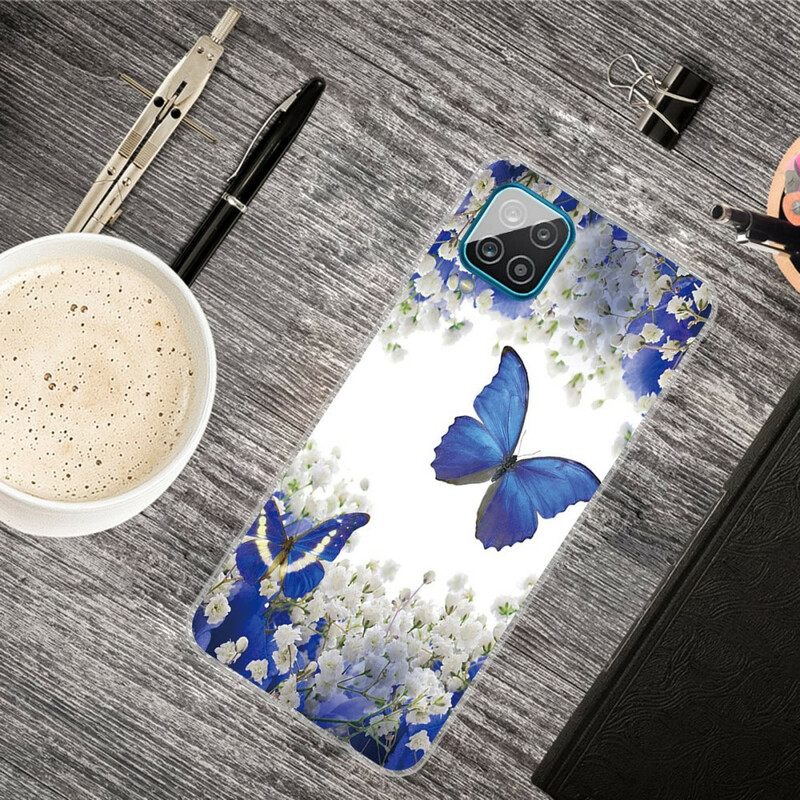 Kuori Samsung Galaxy A12 / M12 Butterflies Design