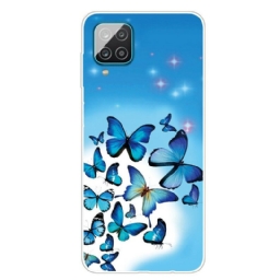 Kuori Samsung Galaxy A12 / M12 Butterflies Perhoset