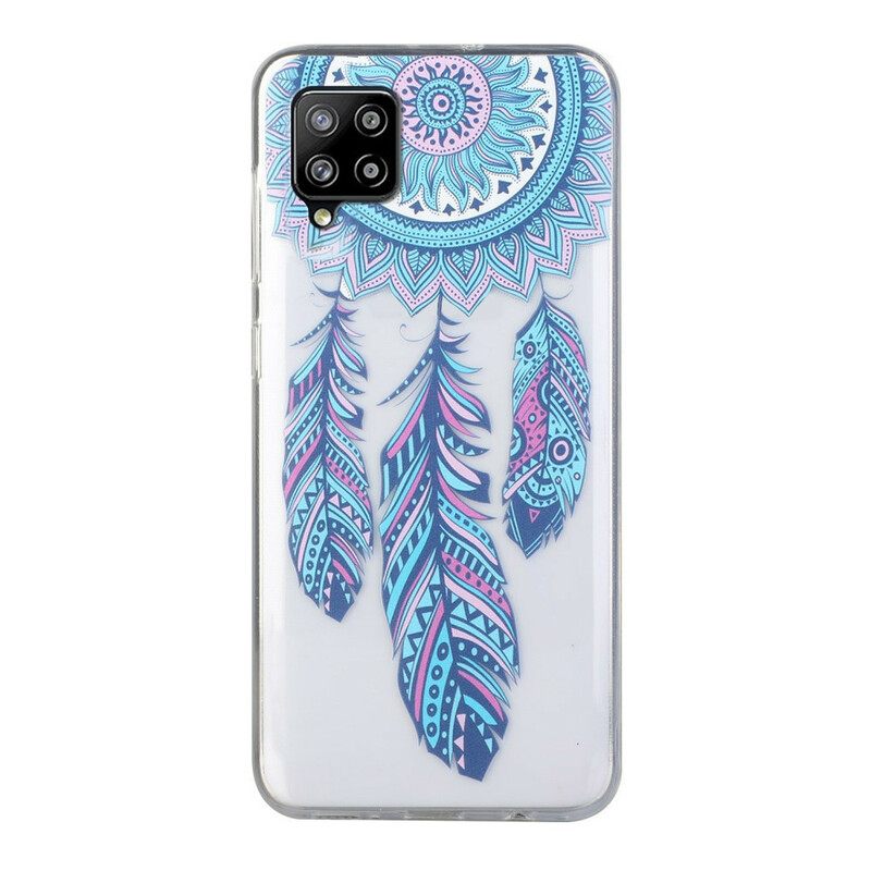 Kuori Samsung Galaxy A12 / M12 Dream Catcher Blue Feathers