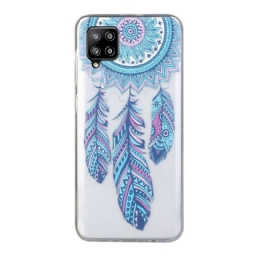 Kuori Samsung Galaxy A12 / M12 Dream Catcher Blue Feathers